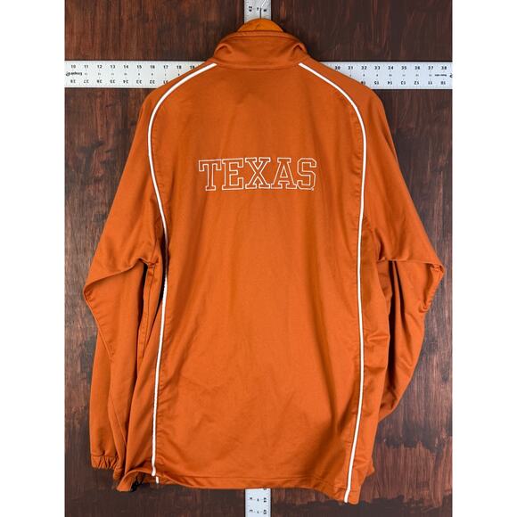 Nike Team Texas Longhorns Embroidered Full Zip Jacket Orange Men XL 2005 Vintage - Picture 13 of 14